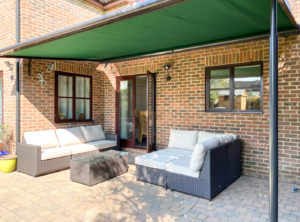 Markilux Fully Automated Pergola Finished in Green & Installed in Billericay By Our Sidcup Branch.