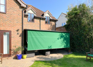 Markilux Fully Automated Pergola Finished in Green & Installed in Billericay By Our Sidcup Branch.