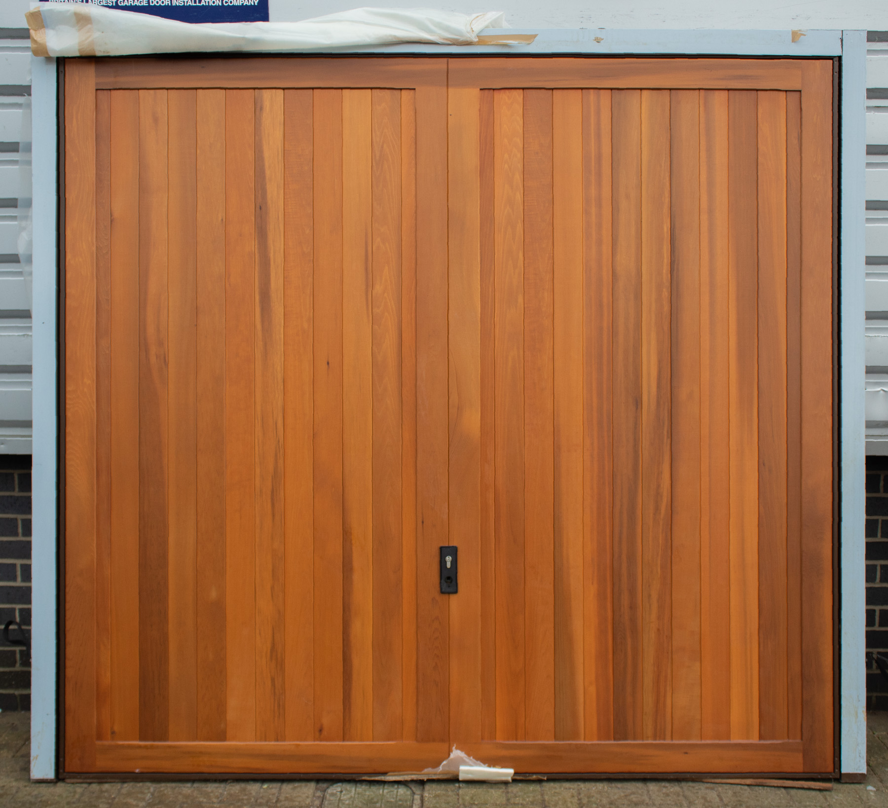 Woodrite Caxton Copy Vertical with Border which is Basecoat Treated