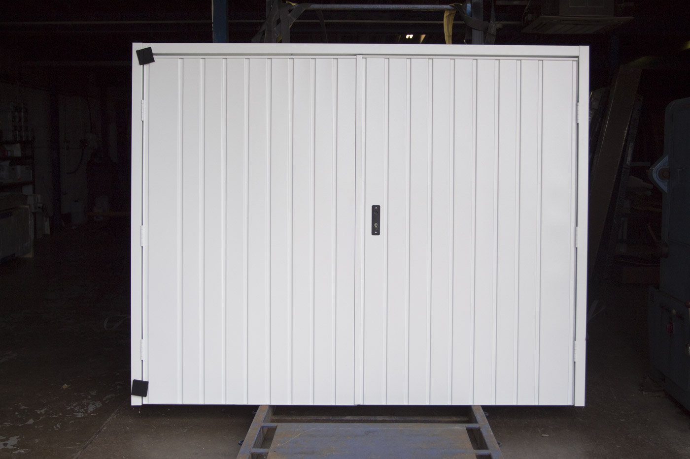 Hinged Garage Door White