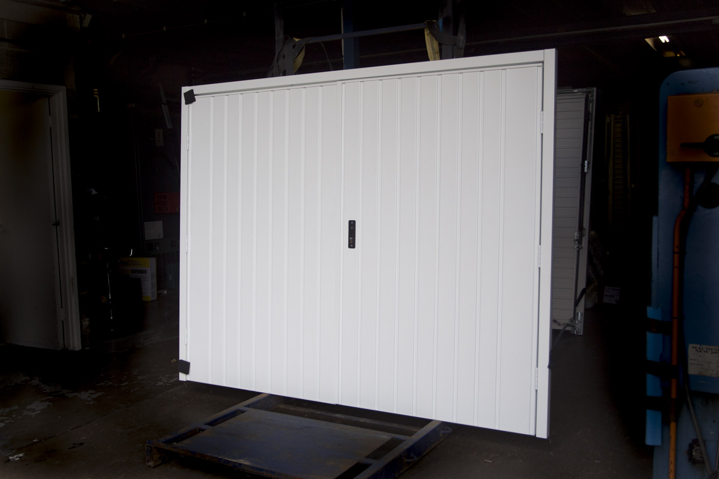 Hinged Garage Door White